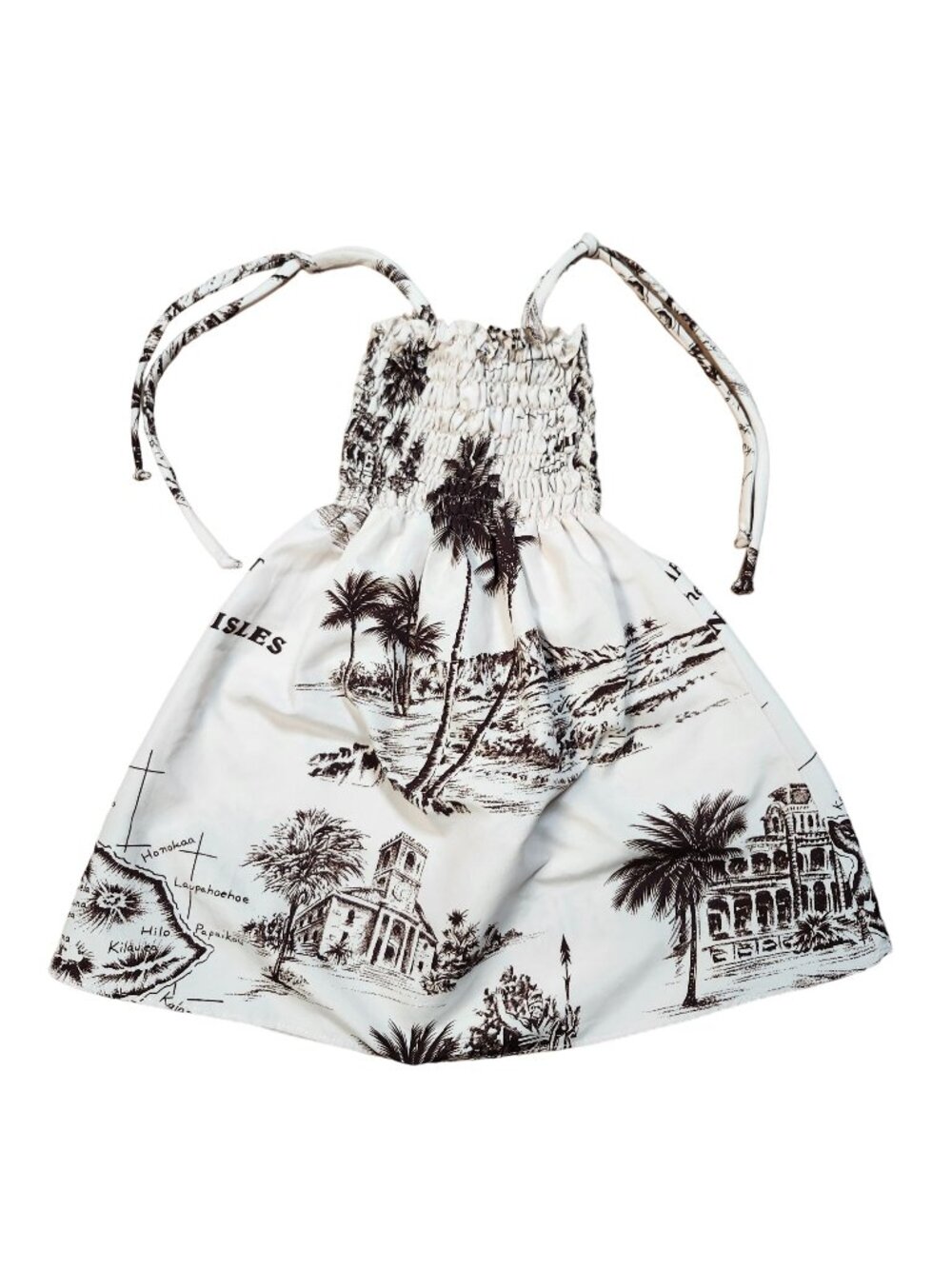 Hawaiian Smocked Sundress Koko Keiki Hawaii Girls Toddler Size 2